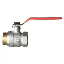 Кран шаровой TeRma RED 1.1/4" в н ручка никель