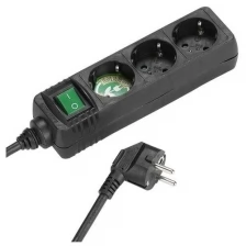 Удлинитель Vivanco EBLS 3S 3 Sockets 1.4m Black 27015