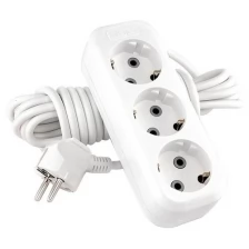 Удлинитель Lux У3-Е-07 3 Sockets 7m White