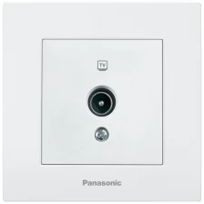 Розетка телев. Panasonic Karre Plus WKTC04522WH-RU проходная скрыт. IP20 белый (упак.:1шт)